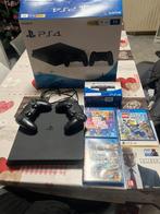 PlayStation 4 Slim 1Tb, Games en Spelcomputers, Spelcomputers | Sony PlayStation 4, Ophalen, Met games, Met 2 controllers, Zo goed als nieuw