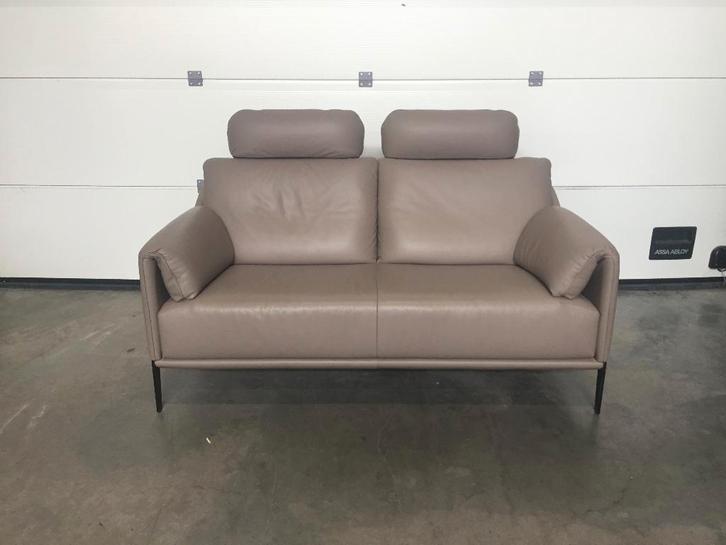 (49) Recente lederen 2 zit merk Durlet model Lima, Maison & Meubles, Canapés | Salons, Comme neuf, Enlèvement