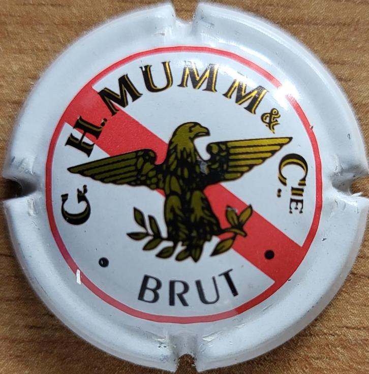 Champagnecapsule G.H. MUMM & Cie Arend cuvée brut nr.102, Verzamelen, Wijnen, Nieuw, Champagne, Frankrijk, Ophalen of Verzenden