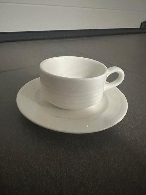 Nieuwe tassen + ondertassen verglaasd, Huis en Inrichting, Keuken | Servies, Nieuw, Ophalen