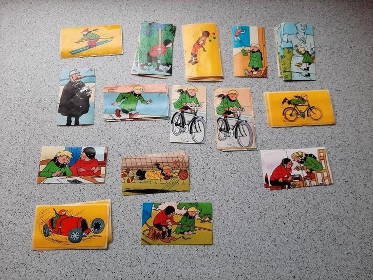 Vintage Quick & Flupke stickers – 28 stuks – Hergé, Verzamelen, Stickers, Ophalen of Verzenden