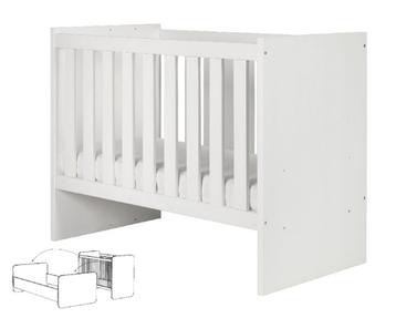 Babybed omvormbaar tot eenpersoonsbed beschikbaar voor biedingen