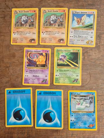 Pokémon Gym Heroes & Challenge 2000-2001 | 8 kaarten beschikbaar voor biedingen