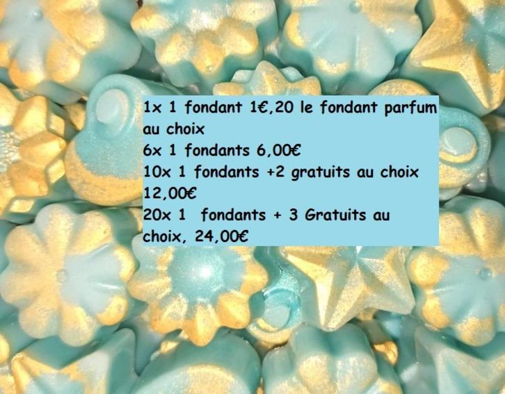 Fondant 6 + 1 gratuit senteurs aux choix, Maison & Meubles, Accessoires pour la Maison | Bougeoirs & Bougies, Neuf, Bougie, Envoi