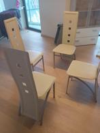 Ikea eetkamerstoelen (4 stuks), Huis en Inrichting, Stoelen, Ophalen, Gebruikt, Wit, Vier