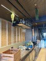 Hangend glazenrek voor bar, Ophalen, Gebruikt, Barinrichting