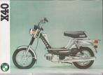 Cyclomoteur Puch X40 brochure publicitaire collection, Verzenden