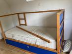 KURA bed ikea, Huis en Inrichting, Ophalen, Eenpersoons, Blauw, 210 cm