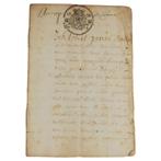 Document/akte - 1729, Ophalen of Verzenden