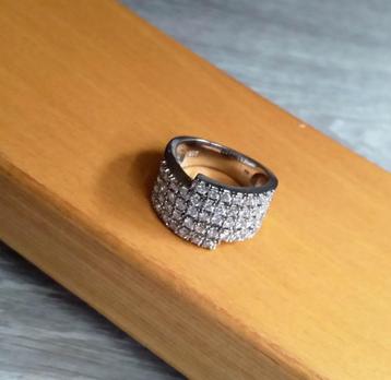 Zilveren ring 18mm beschikbaar voor biedingen
