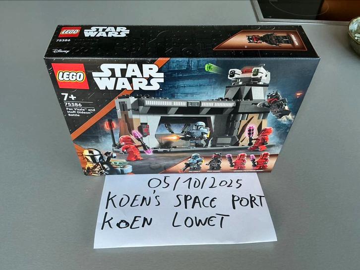 Lego Star Wars 75386 Duel Paz Vizsla en Moff Gideon, Kinderen en Baby's, Speelgoed | Duplo en Lego, Nieuw, Lego, Complete set