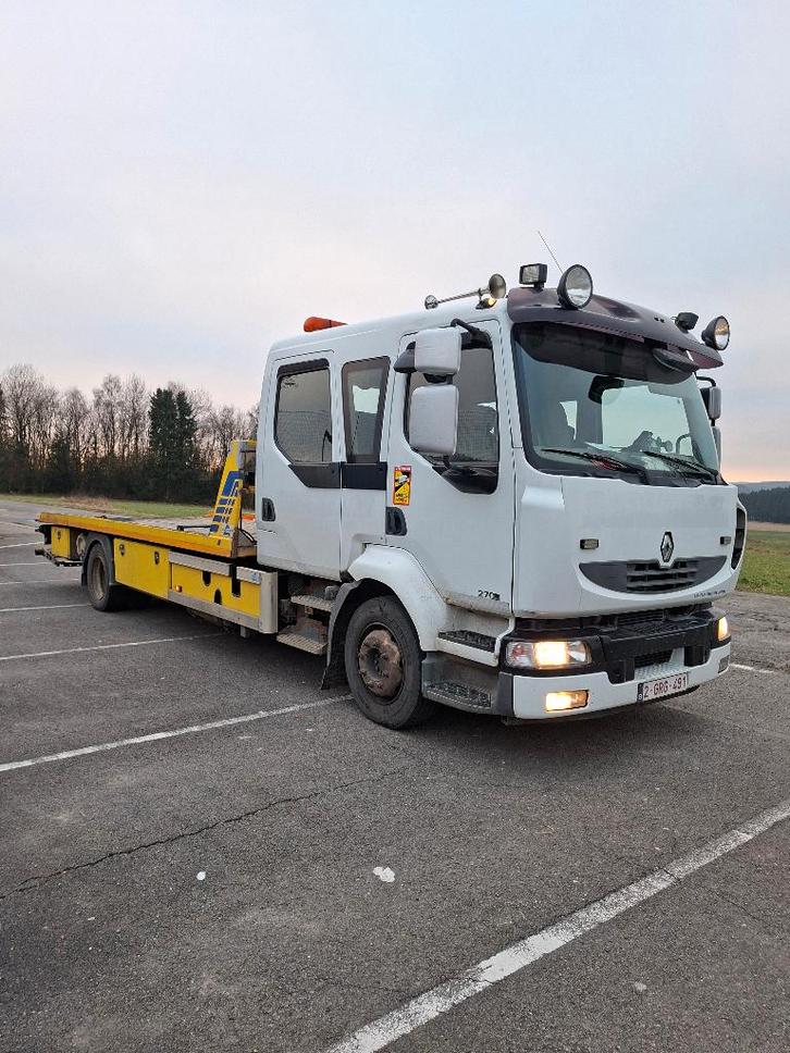 Renault Midlum 270 takelwagen, Auto's, Vrachtwagens, Particulier, ABS, Airconditioning, Bluetooth, Boordcomputer, Centrale vergrendeling