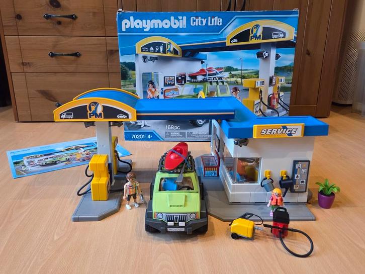 Playmobil 70201 – Tankstation – set met figuren, Kinderen en Baby's, Speelgoed | Thomas de Trein, Ophalen of Verzenden