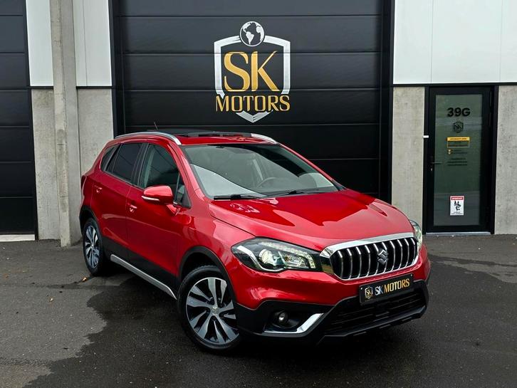 S-Cross 1.4Turbo 140PK Pano ACC Leder Camera Carplay Full, Auto's, Suzuki, Bedrijf, S-Cross, ABS, Achteruitrijcamera, Airbags