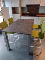 Eettafel met stoelen, Huis en Inrichting, Tafels | Eettafels, Ophalen, Gebruikt