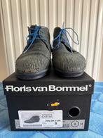 Van Bommel krokodillenleder herenschoenen, Chaussures à lacets, Enlèvement, Porté, Bleu