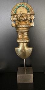 Tumi Inca in brons (27 cm), Ophalen of Verzenden