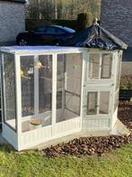 voliere, Dieren en Toebehoren, Vogels | Hokken en Kooien, Ophalen, Gebruikt, Hout, Volière