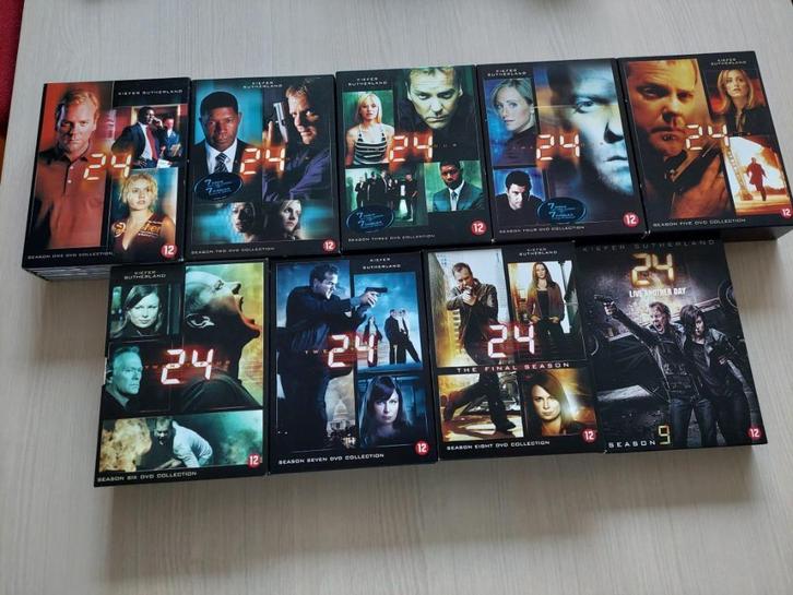 DVD - "24" - Jack Bauer, Cd's en Dvd's, Dvd's | Thrillers en Misdaad, Nieuw in verpakking, Actiethriller, Boxset, Vanaf 16 jaar
