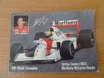 AYRTON SENNA (BRA) * POSTKAART, Verzamelen, Ophalen of Verzenden, Gebruikt, Auto's