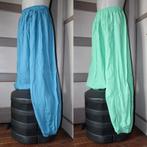 Pantalon bouffant vert ou bleu taille L, Bleu, Taille 42/44 (L), Enlèvement ou Envoi, Neuf