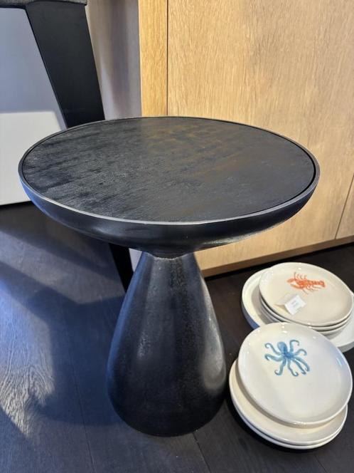 Bijzettafel rond, Huis en Inrichting, Tafels | Bijzettafels, Nieuw, Rond, 45 tot 60 cm, Minder dan 55 cm, Hout, Ophalen