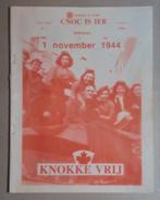 Knokke Vrij - 1 november 1944, Gelezen, Ophalen of Verzenden, Tweede Wereldoorlog