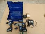 Berner Drilboor en boormachine incl. batterij, Ophalen, Gebruikt, Boormachine