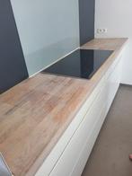 Werkblad eik keuken 2m55 x 60 incl uitsparing kookplaat 85cm, Huis en Inrichting, Keuken | Keukenelementen, Ophalen, Gebruikt