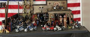 motor diorama Harley Davidson beschikbaar voor biedingen