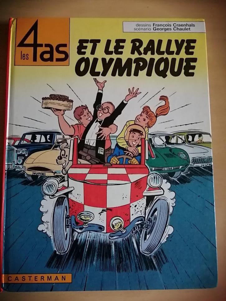 BD Les 4 as et le rallye olympique de Georges Chaulet, Boeken, Stripverhalen, Ophalen of Verzenden