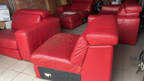 natuzzi, 3zit in 3 delen, Huis en Inrichting, Fauteuils, Gebruikt, Ophalen