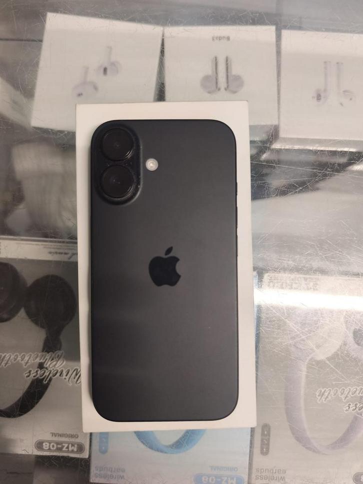 Iphone 16 128gb met garantie 100% batterij, Télécoms, Téléphonie mobile | Apple iPhone, Comme neuf, Noir, Enlèvement