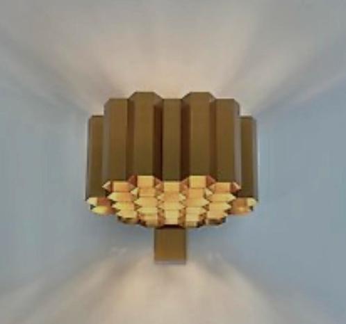 Jules Wabbes Model Nid d’abeilles authentiek wandlamp, Huis en Inrichting, Lampen | Wandlampen, Gebruikt, Metaal, Ophalen of Verzenden
