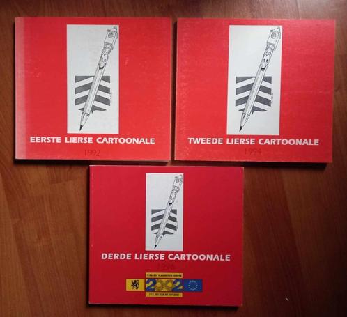 Lierse Cartoonale - 1e, 2e, 3e editie (1992/1994/2002), Livres, BD, Comme neuf, Plusieurs BD, Envoi