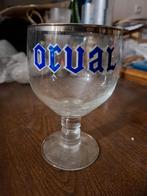 Orval Benjamin glas met intens blauwe zilveren rand, Verzenden, Zo goed als nieuw, Glas of Glazen, Overige merken