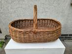 Stevige rieten picknickmand., Ophalen, Zo goed als nieuw