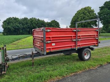 4,5 tons Rolland BH45 kipper, kipkar kipwagen Remorque beschikbaar voor biedingen