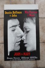 filmaffiche John and Mary 1969 Mia Farrow filmposter, Ophalen of Verzenden, A1 t/m A3, Zo goed als nieuw, Rechthoekig Staand