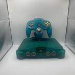 Nintendo 64 Ice Blue, Ophalen of Verzenden, Gebruikt, Met 1 controller