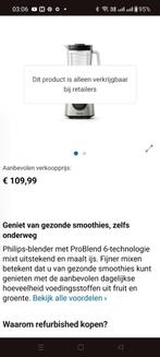 Mélangeur Philips problend 6 900 watts., Electroménager, Comme neuf, Mélangeur, Enlèvement ou Envoi