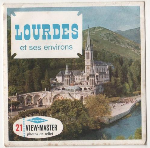 View-master Lourdes en omgeving C 184, Antiek en Kunst, Antiek | Speelgoed, Ophalen of Verzenden