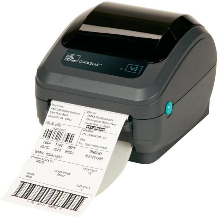 Zebra thermische etikettenprinter, Computers en Software, Labelprinters, Zo goed als nieuw, Ophalen of Verzenden