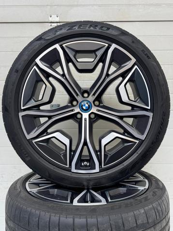 22” BMW IX I20 VELGEN ZOMERBANDEN ORIG SET TPMS 1021* beschikbaar voor biedingen