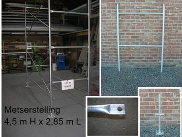 metsersteiger 4,5 m H x 2,85 m L x 1,25 m B - metserstelling