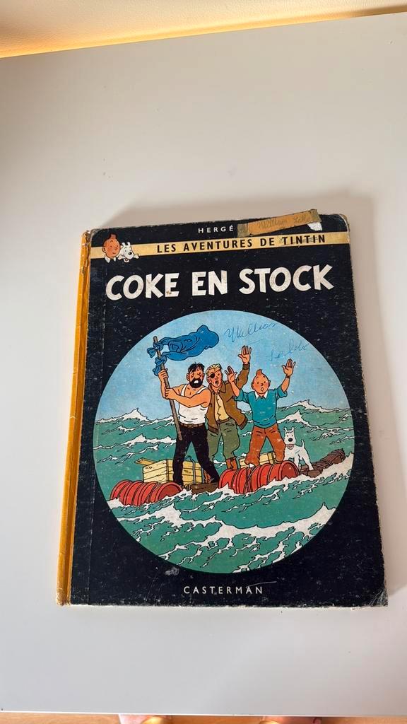 Tintin Coke en stock, Boeken, Stripverhalen, Gelezen, Eén stripboek, Ophalen of Verzenden