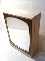 Meuble de salle de bain avec miroir doré 60, Enlèvement