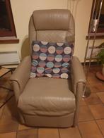 Relax zetel Elektrisch  verstelbaar, Huis en Inrichting, Ophalen, Zo goed als nieuw, Leer