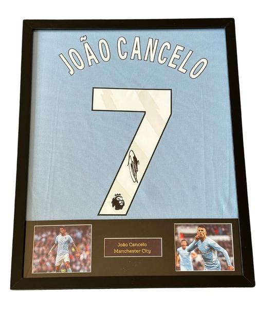 João Cancelo gesigneerd Manchester City thuisshirt, Verzamelen, Sportartikelen en Voetbal, Zo goed als nieuw, Shirt, Verzenden