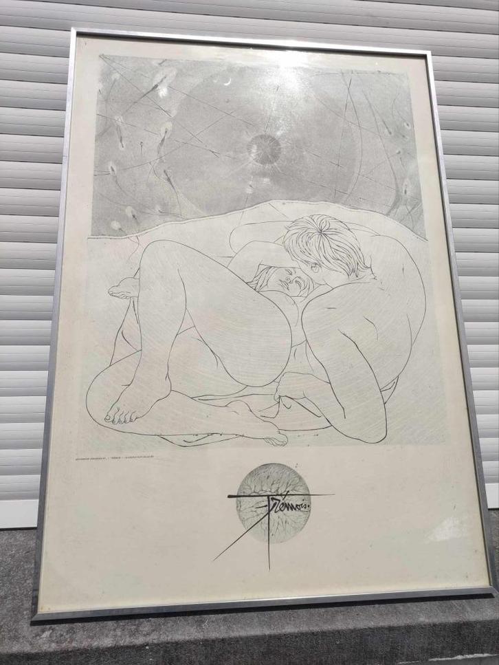 lithograhie signe pierre yves tremois, Antiek en Kunst, Kunst | Litho's en Zeefdrukken, Ophalen